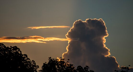 Weather formation grey photo