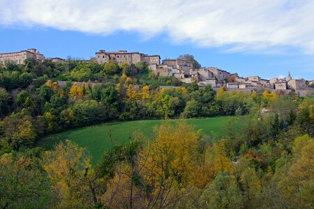 Panoramic landscape travel
