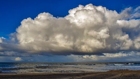 Clouds cumulus panoramic