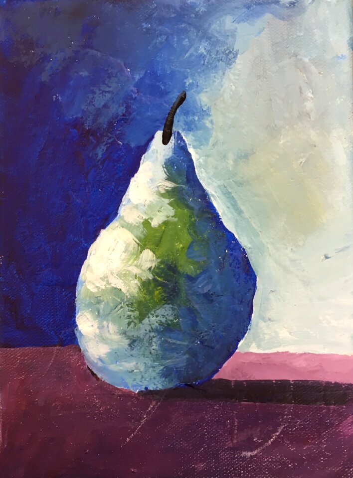 Painting natural fruit