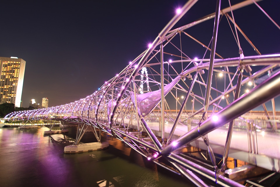 Night singapore structure
