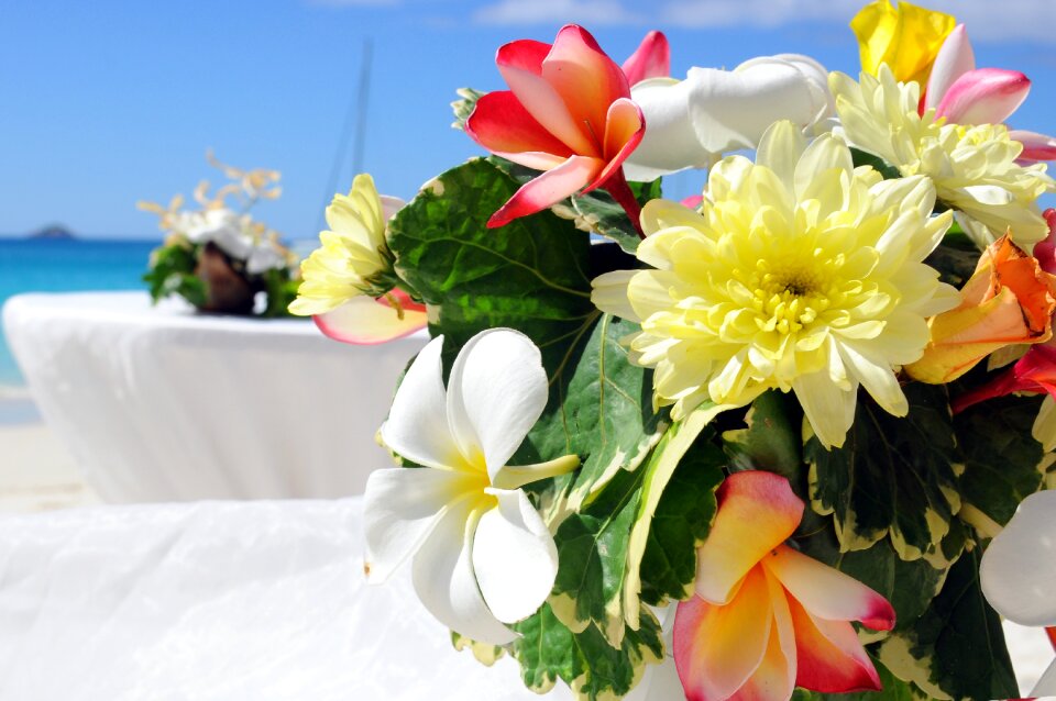 Flower wedding aranzma