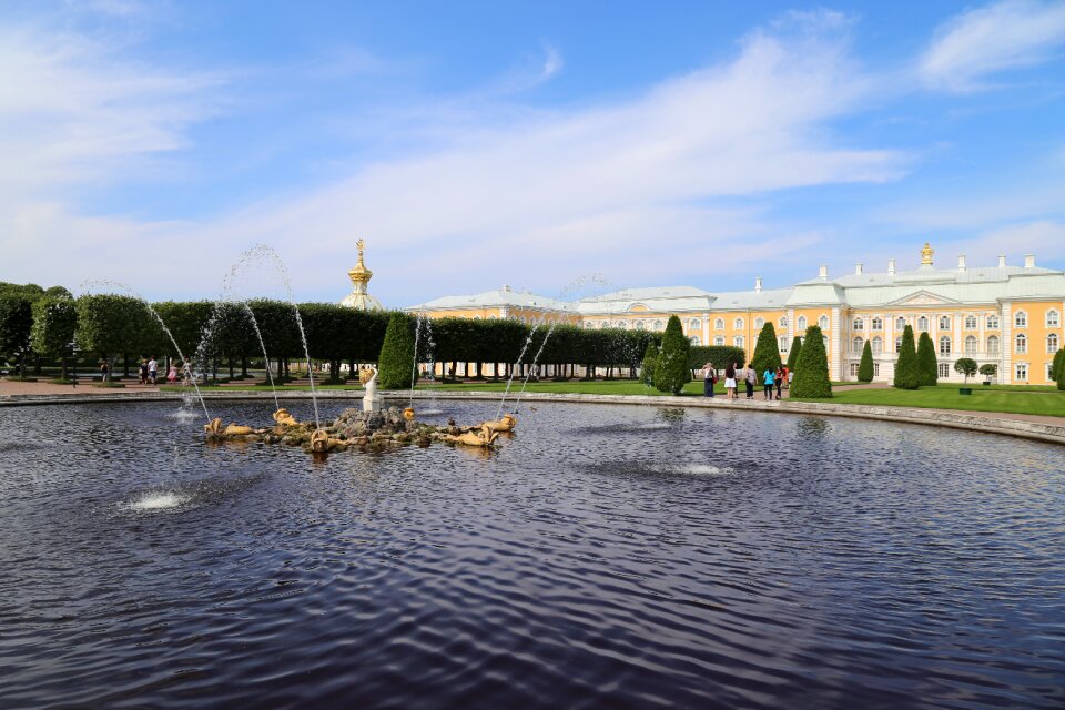 Architecture travel fountain