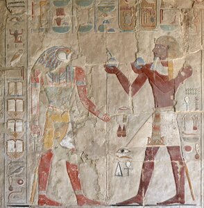 Relief human painting
