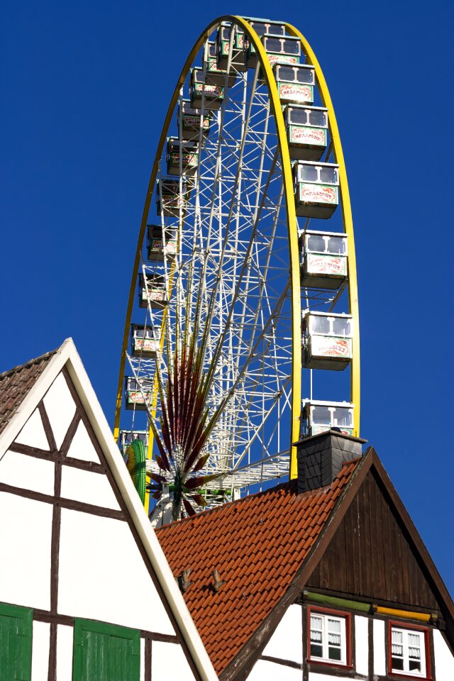 Fachwerkhaus ferris wheel fair