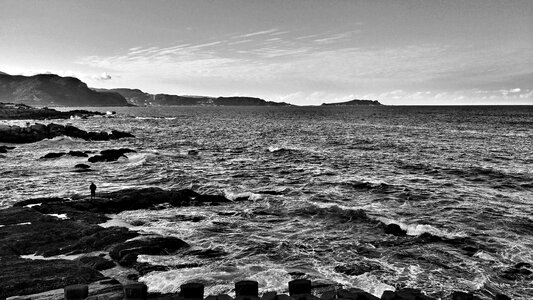 Coast landscape marine