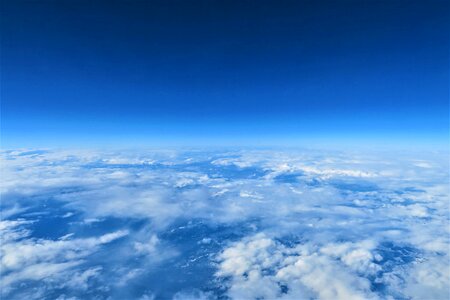 Clouds nature bird's eye photo