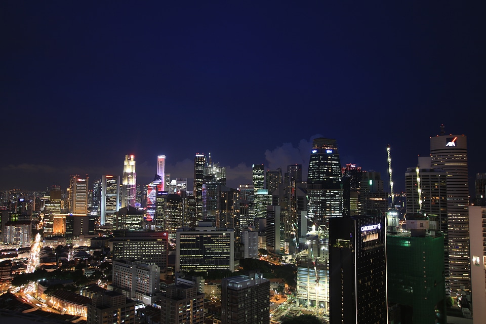 Cityscape building architecture