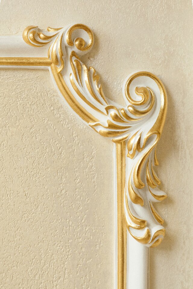 Gold decor abstract