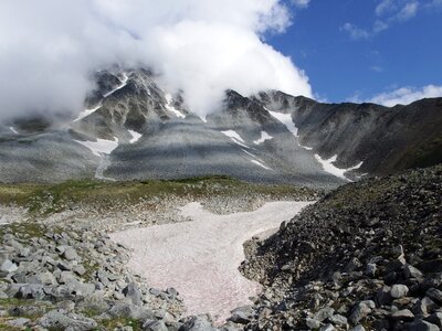 Scree stones height photo