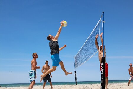 Leisure water volleyball