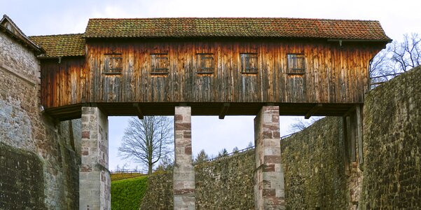 Covered architecture wood photo