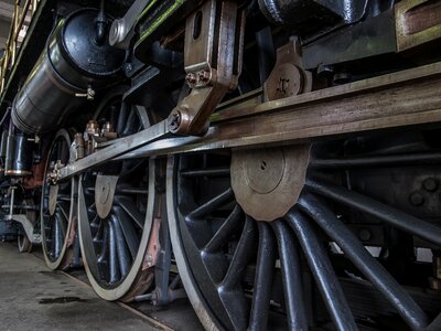 Sl steam locomotive train