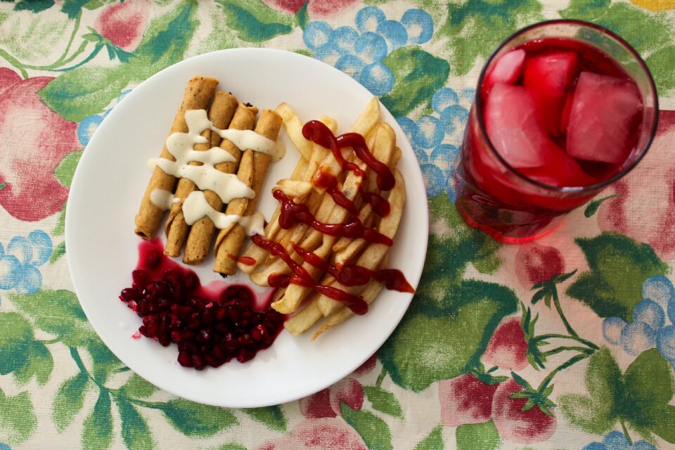 Refreshment healthy lunch