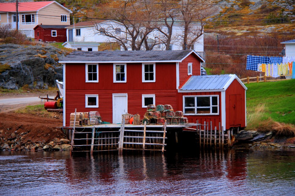 Bungalow fishing village newfoundland