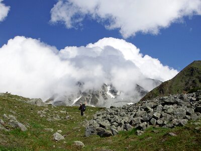 Scree stones height photo