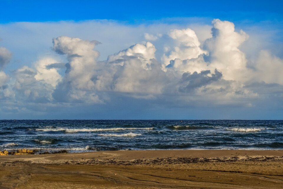 Clouds cumulus panoramic