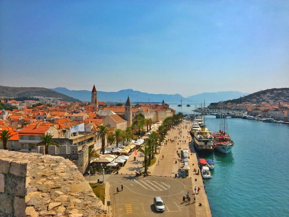 Body of water trogir croatia