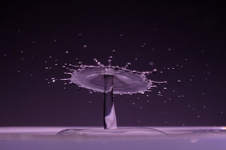 Drop of water water nature