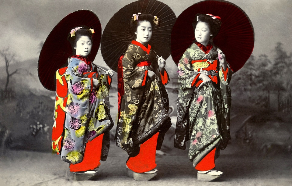Japanese asia umbrellas