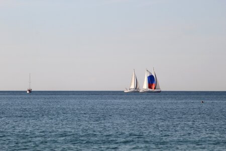 Sail ocean ship photo