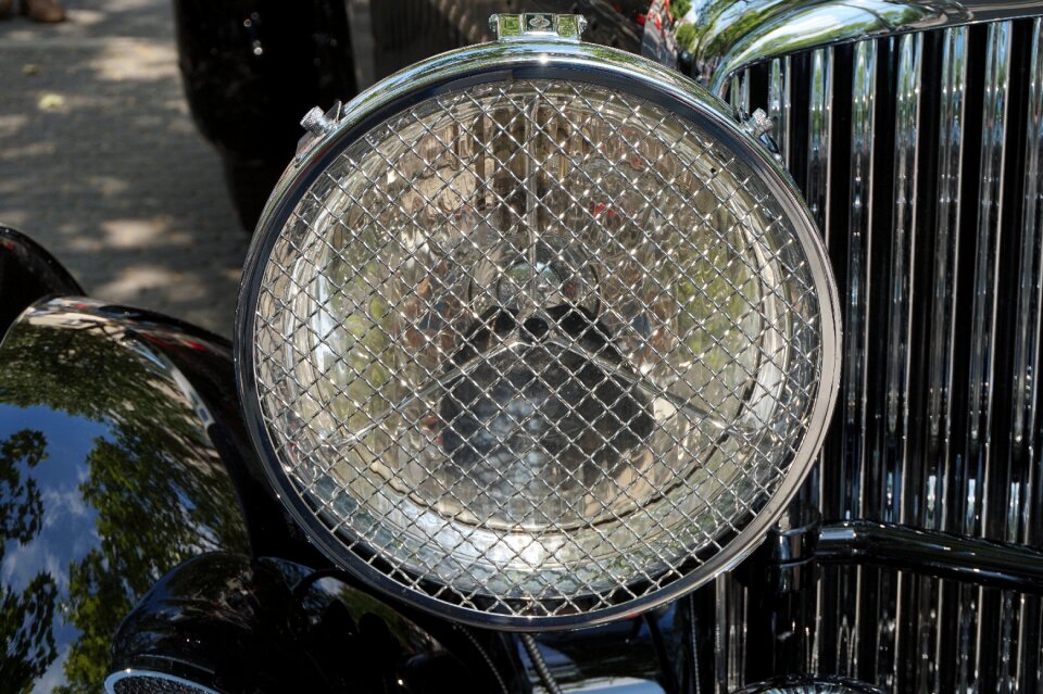 Steel spotlight metal