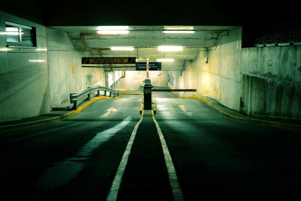 Parking lot horizontal plane