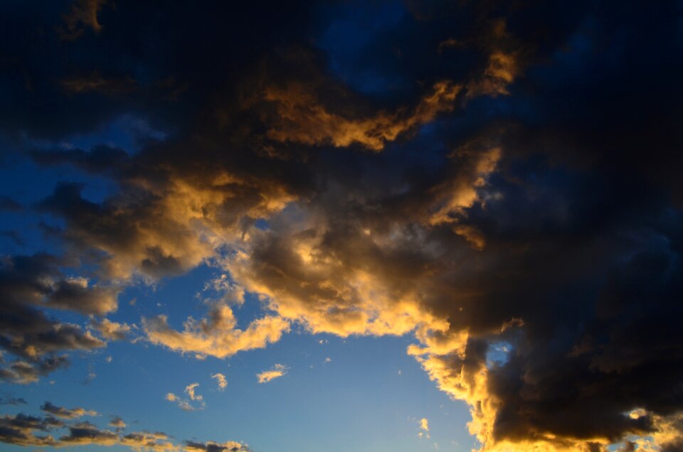 Clouds sky dawn