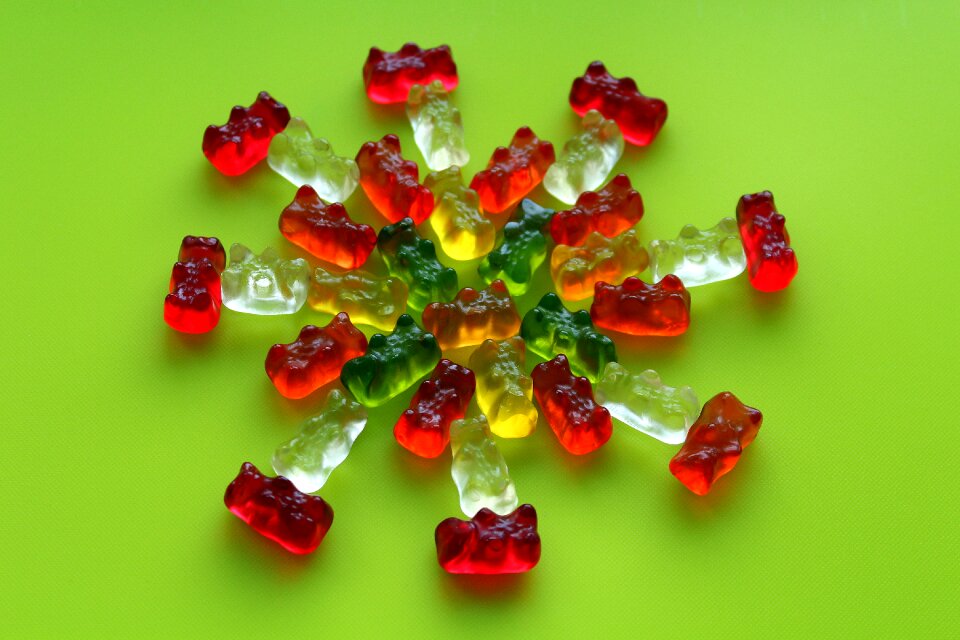 Composition gelatin sweets