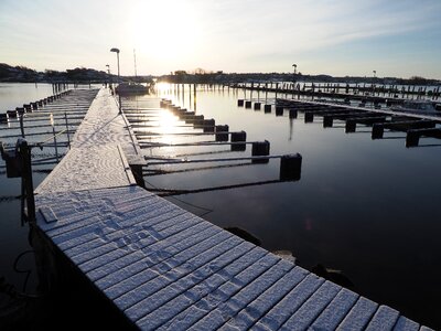 Sea winter desolate