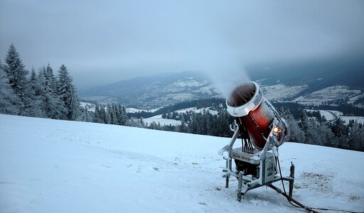 Winter cold mountain
