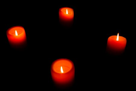 Red orange fire