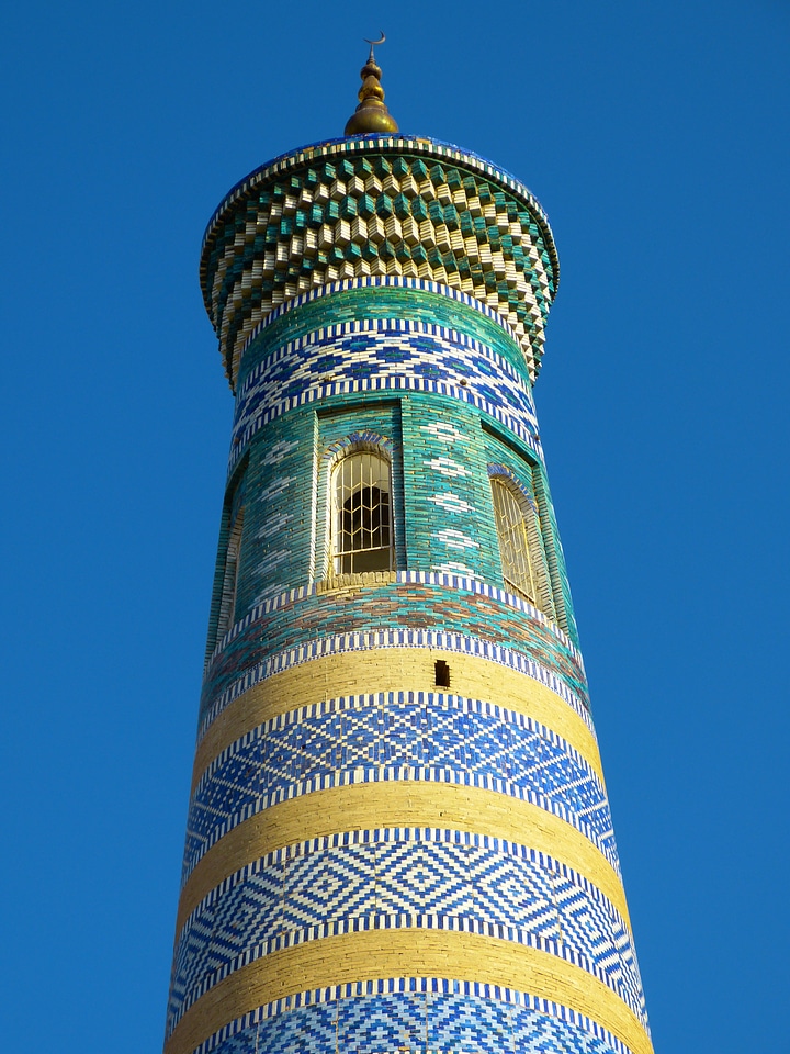 Mosaic colorful uzbekistan