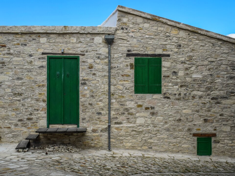 Old door wall