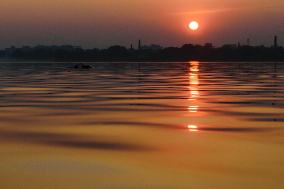 Dusk sun evening