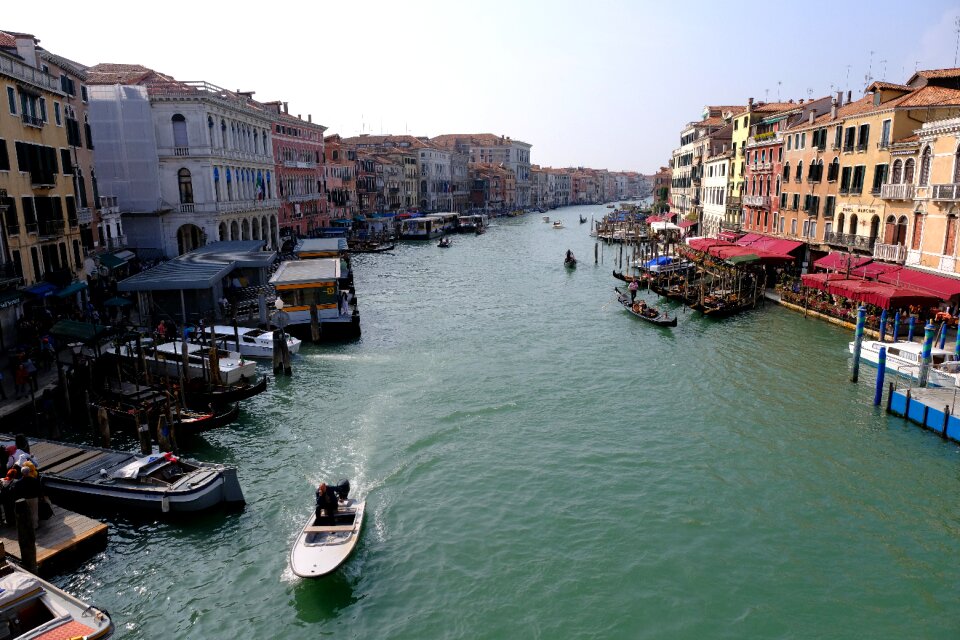 Gondola boat venetian photo
