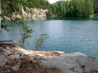 Lake adršpach rocks photo
