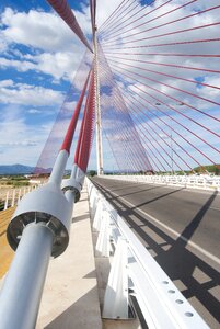 Architecture talavera de la reina cable stayed bridge photo