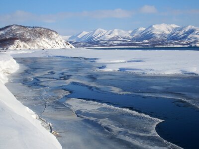 Coast river wave photo