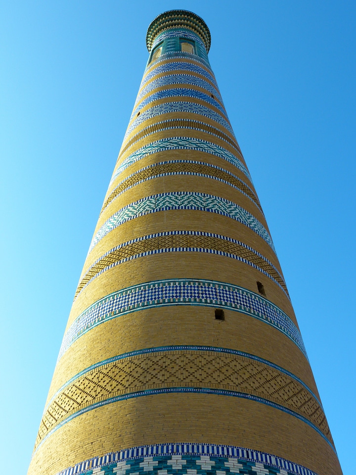High mosaic colourful uzbekistan