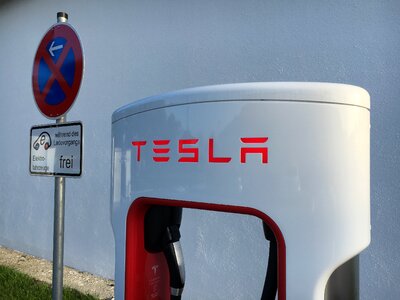 Tesla charging station parking