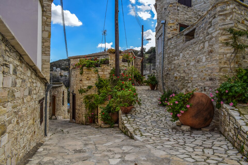 Houses wall stone