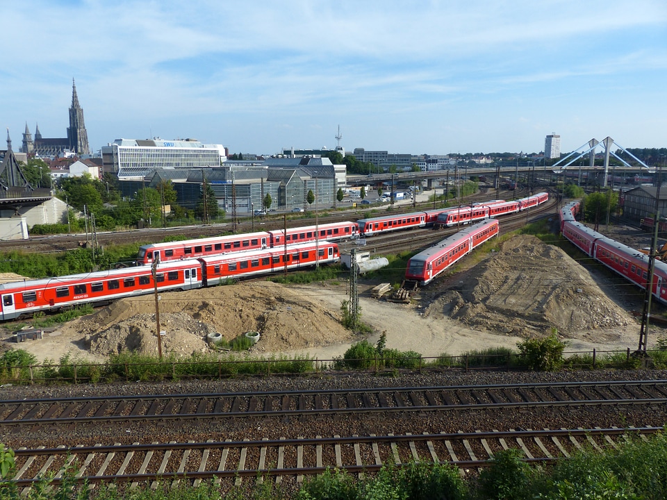 Ulm locomotive traffic