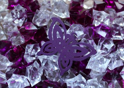 Ornament luminous violet