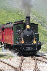 Switzerland steam train furka-dampfbahn photo