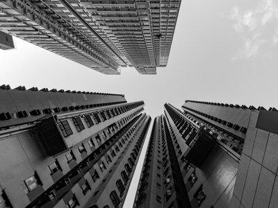 The skyscraper modern building photo