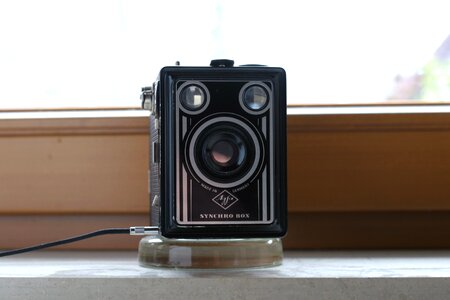 Vintage camera agfa synchro box daylight