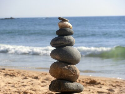 Beach stability stone photo