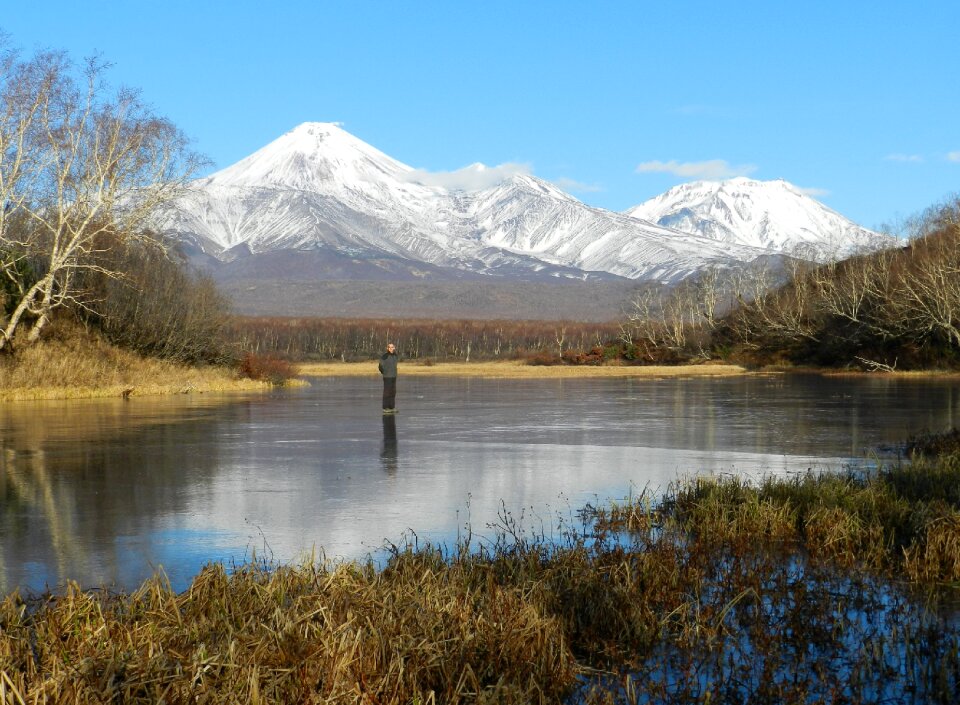 Nature mountain reflection