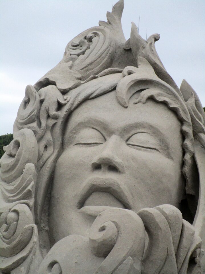 Sand sand sculpture artwork